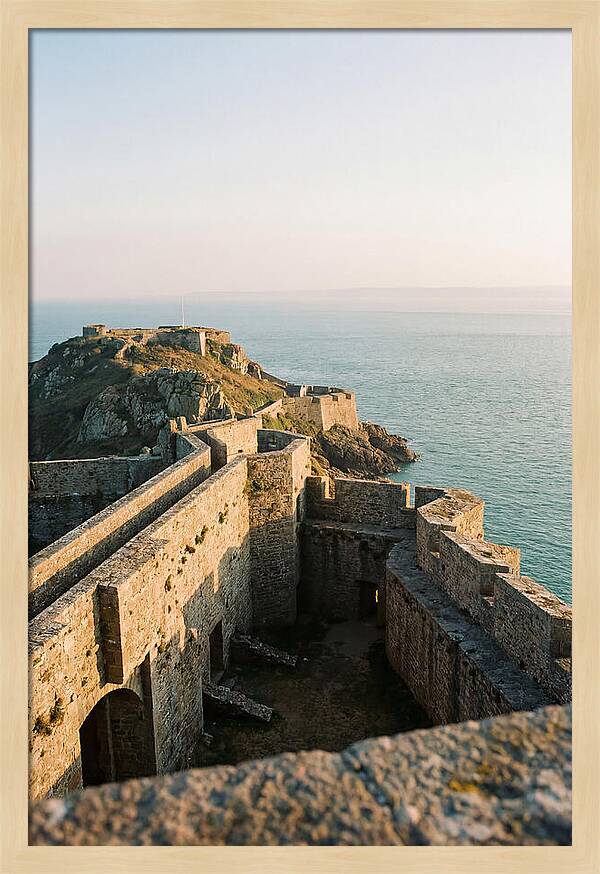 Golden Ramparts Of Mont Saint Michel