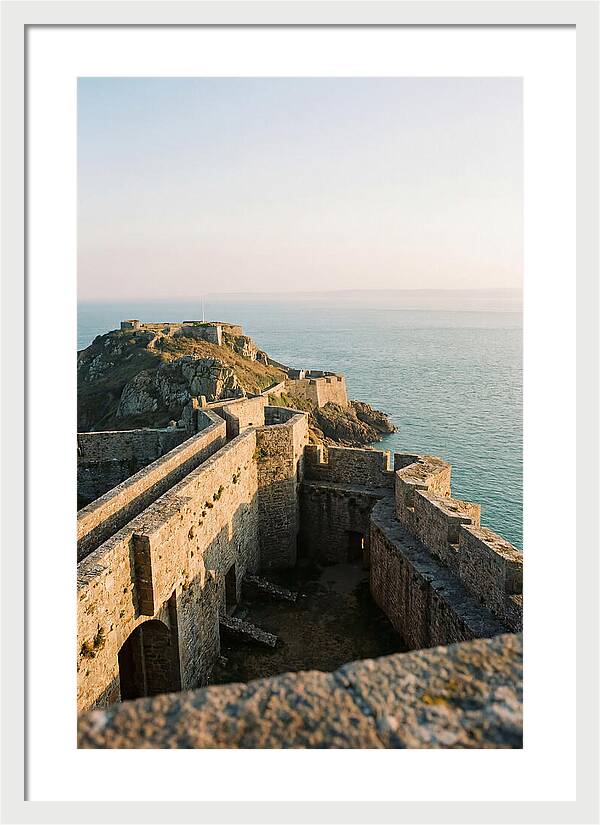 Golden Ramparts Of Mont Saint Michel