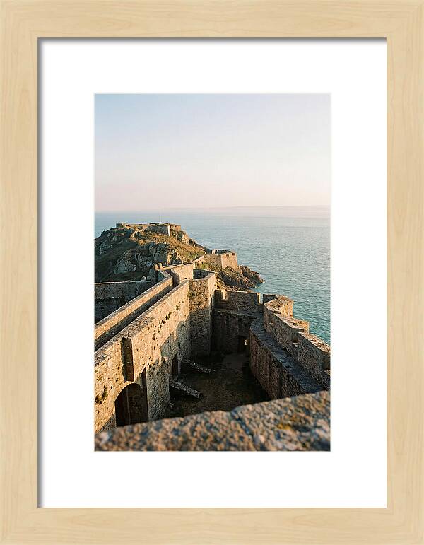 Golden Ramparts Of Mont Saint Michel