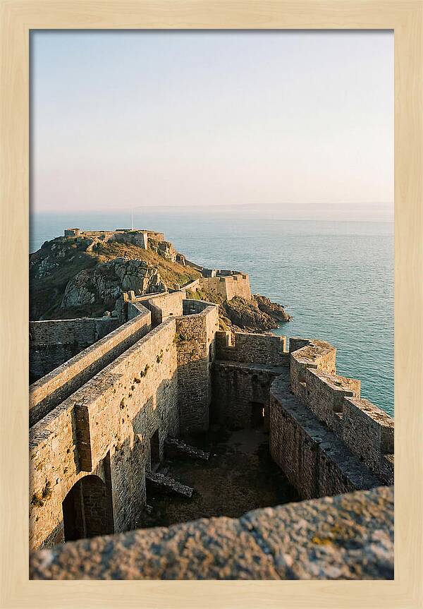Golden Ramparts Of Mont Saint Michel