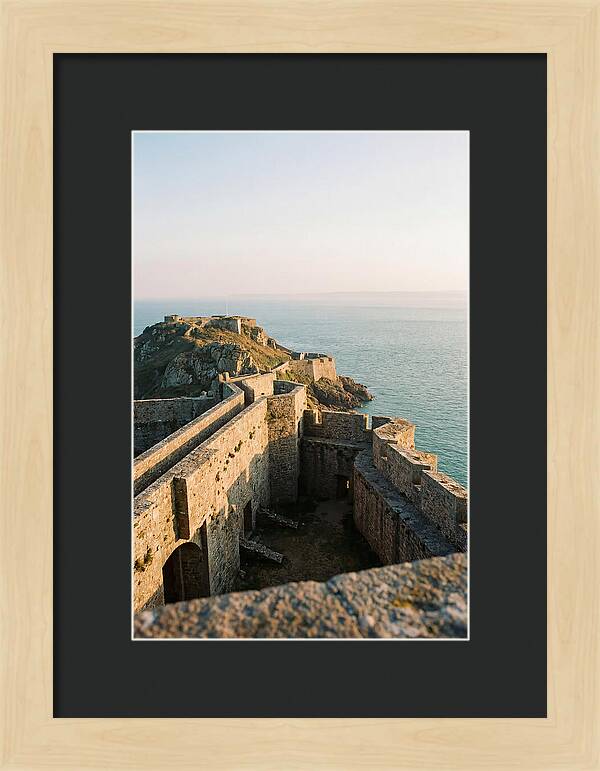 Golden Ramparts Of Mont Saint Michel
