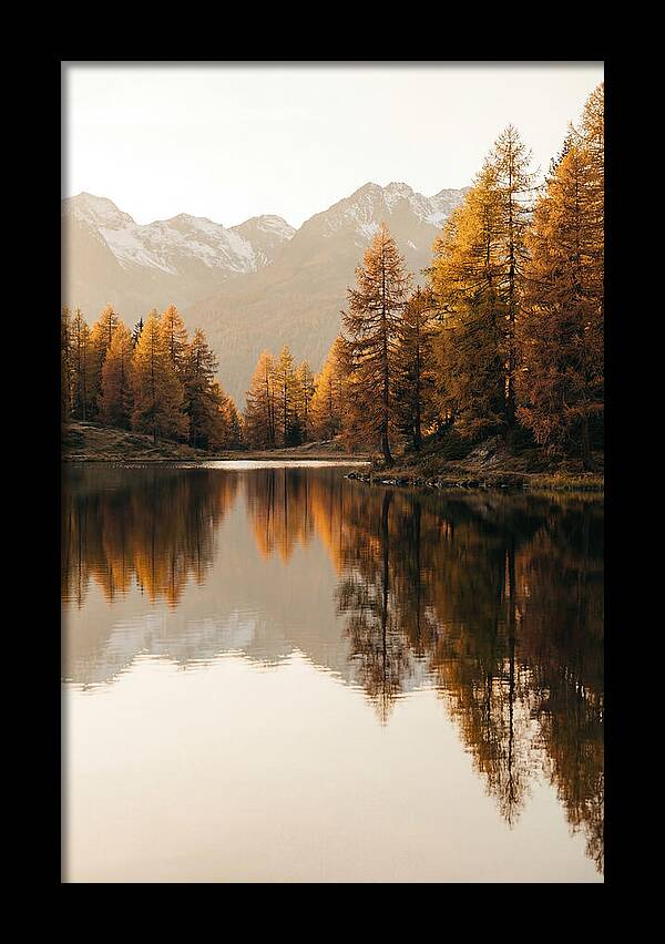 Golden Reflections In Jiuzhaigou