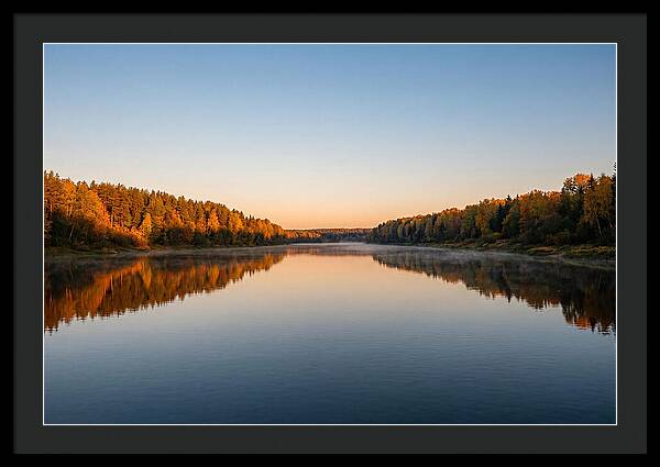 Golden Reflections On Water
