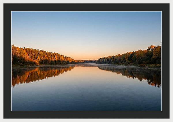 Golden Reflections On Water