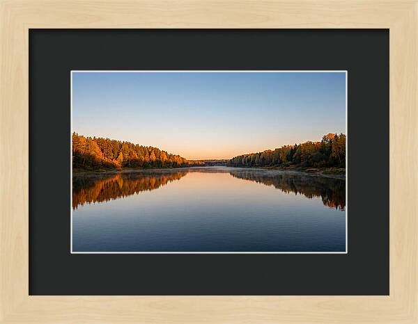 Golden Reflections On Water