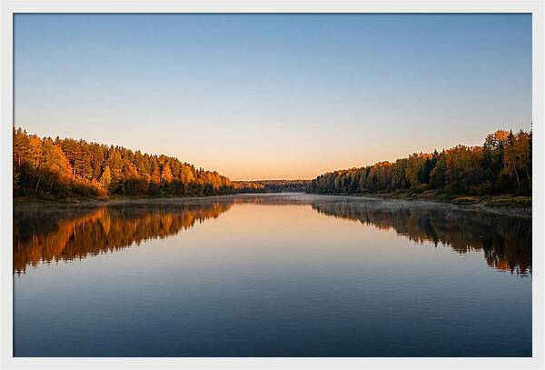 Golden Reflections On Water