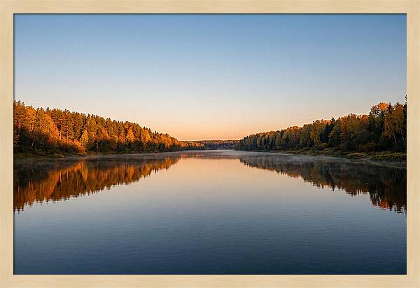 Golden Reflections On Water