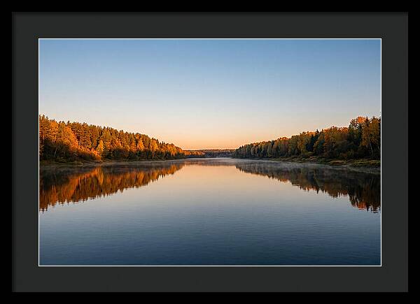 Golden Reflections On Water
