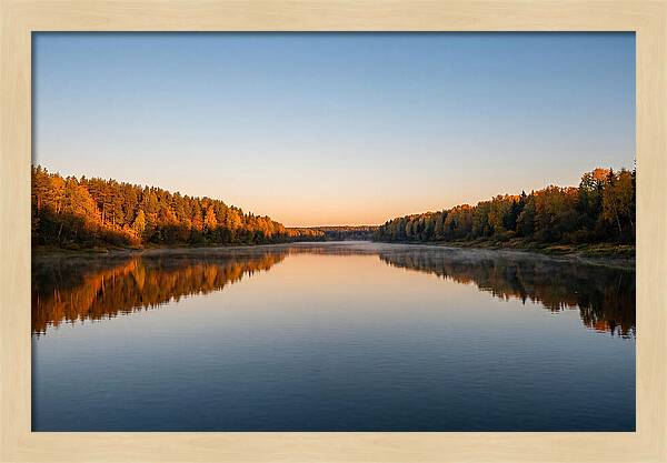 Golden Reflections On Water