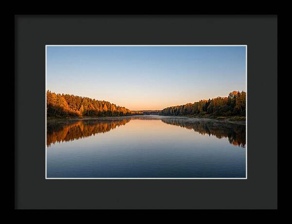 Golden Reflections On Water