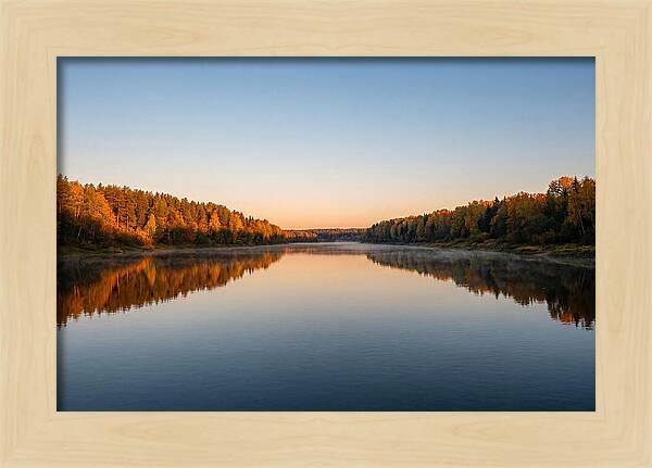 Golden Reflections On Water