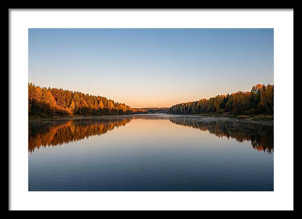 Golden Reflections On Water