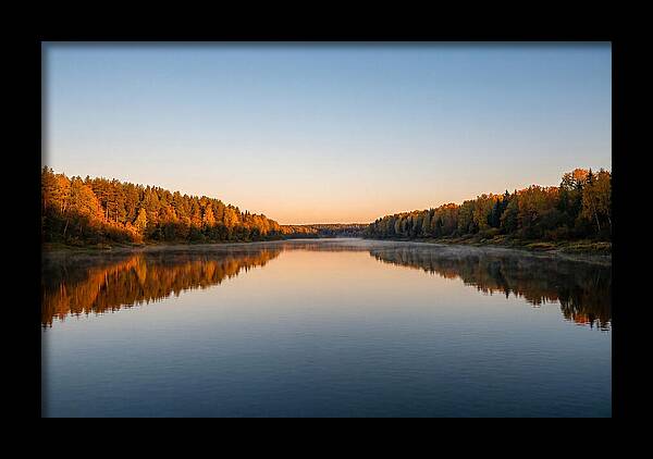 Golden Reflections On Water