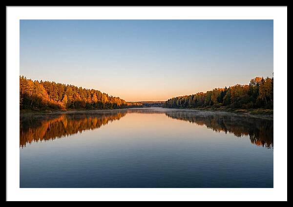 Golden Reflections On Water