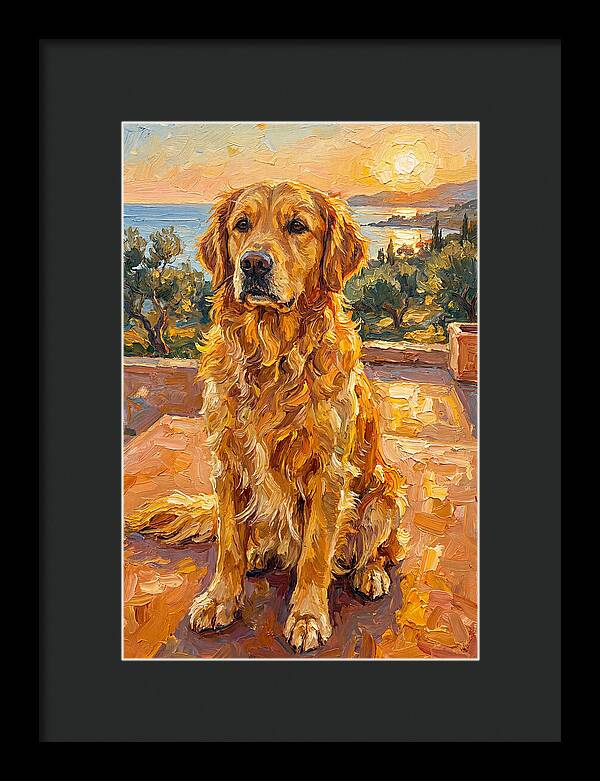 Golden Retriever By The Sea