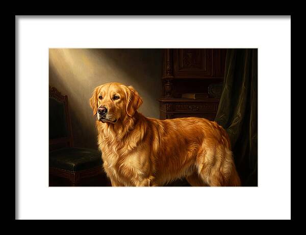 Golden Retriever In Light