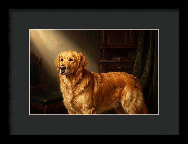 Golden Retriever In Light