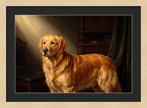 Golden Retriever In Light