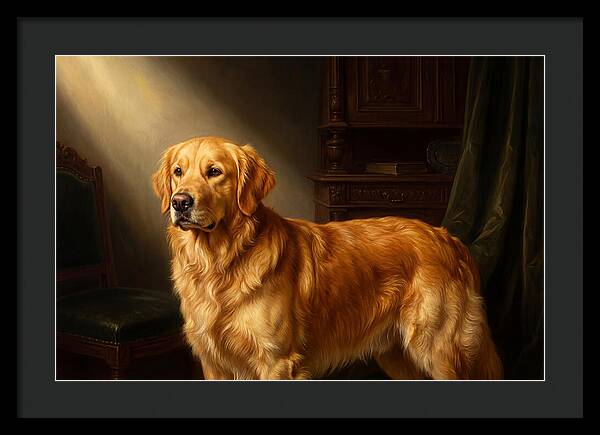 Golden Retriever In Light