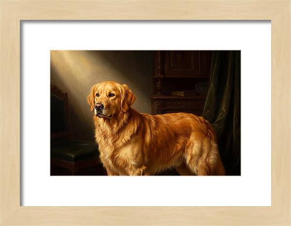 Golden Retriever In Light