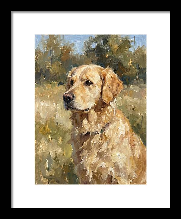 Golden Retriever In Nature