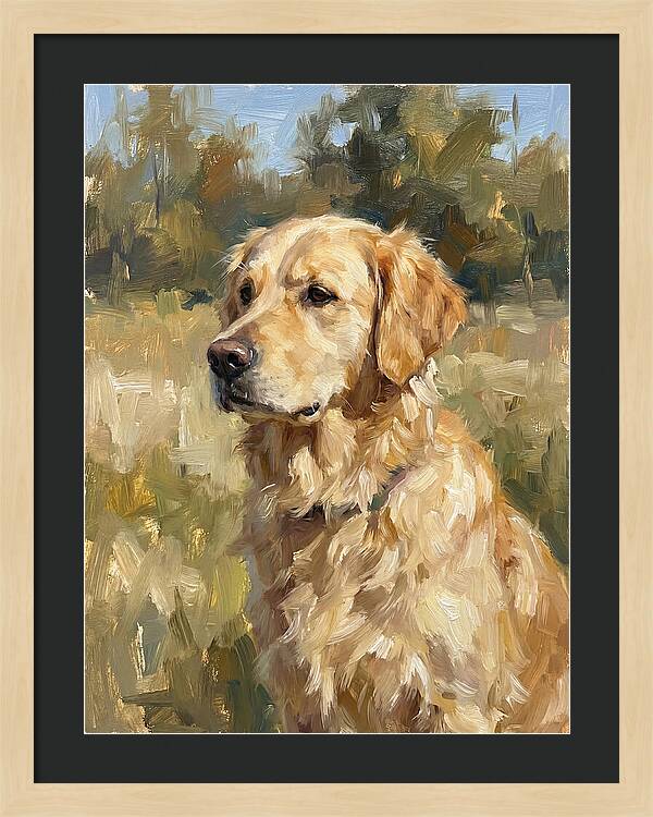 Golden Retriever In Nature