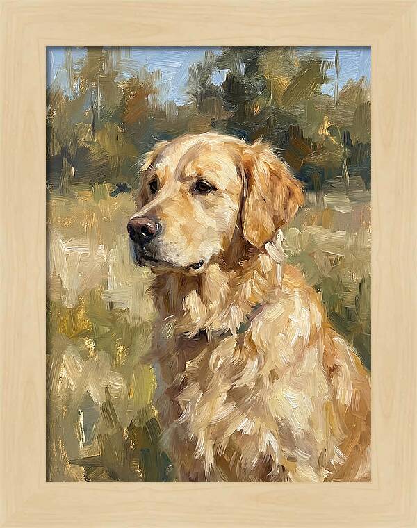 Golden Retriever In Nature