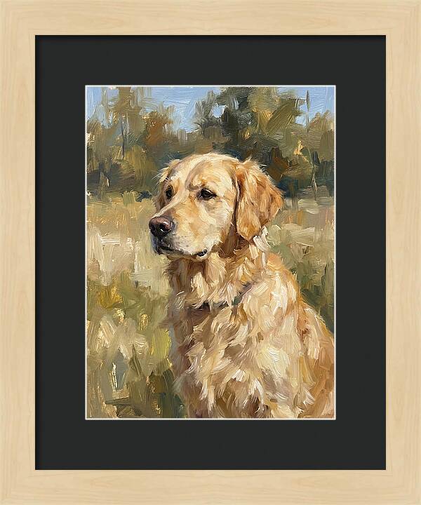 Golden Retriever In Nature