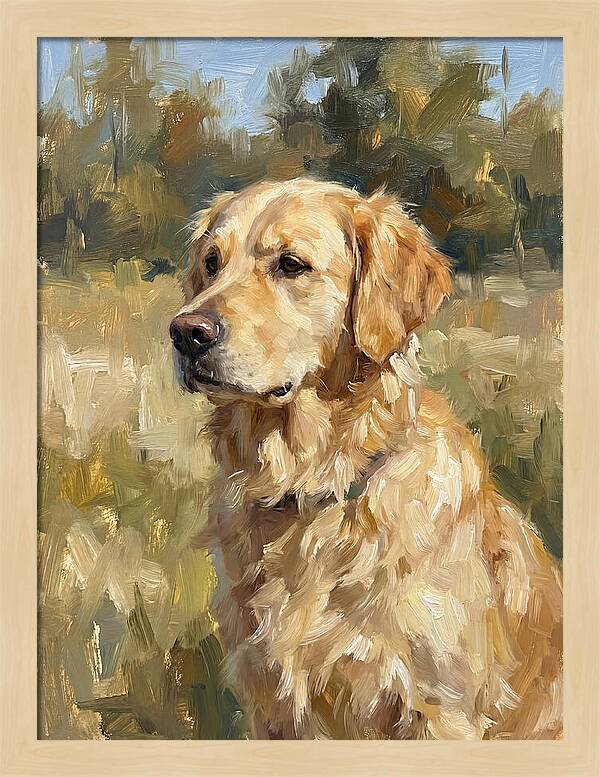 Golden Retriever In Nature