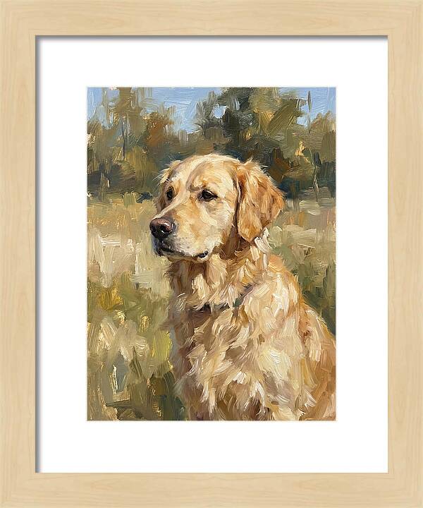 Golden Retriever In Nature