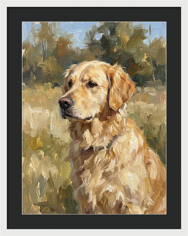 Golden Retriever In Nature