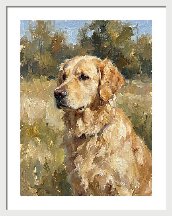 Golden Retriever In Nature