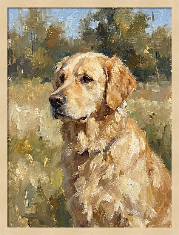 Golden Retriever In Nature