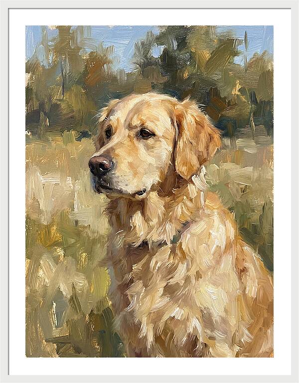 Golden Retriever In Nature
