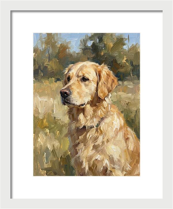 Golden Retriever In Nature