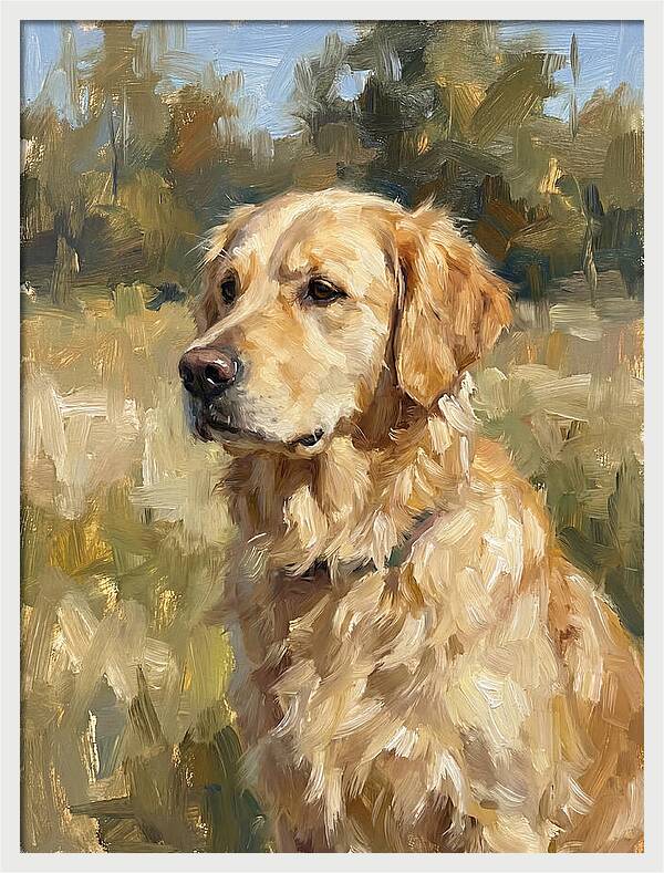 Golden Retriever In Nature