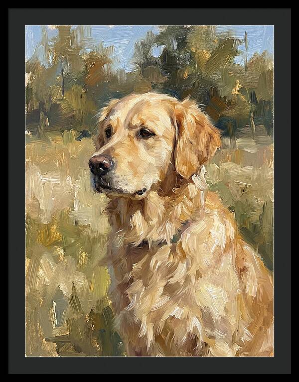 Golden Retriever In Nature