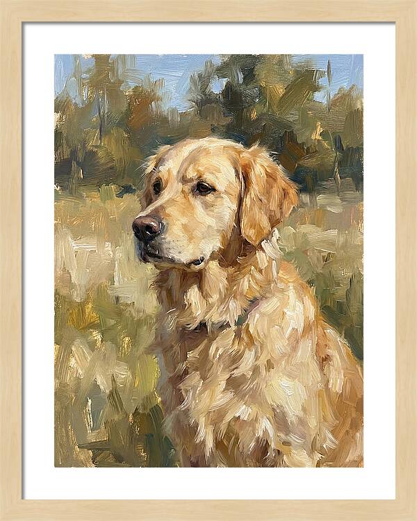 Golden Retriever In Nature