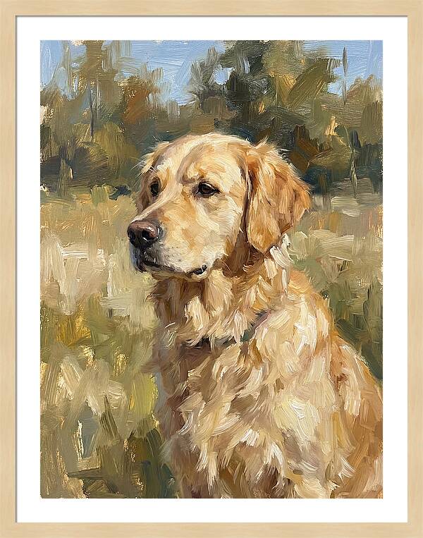 Golden Retriever In Nature