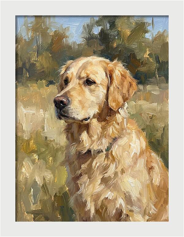 Golden Retriever In Nature