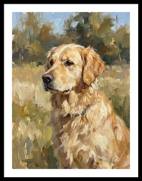 Golden Retriever In Nature
