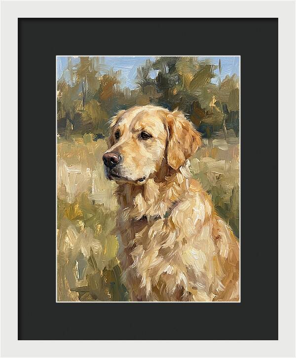 Golden Retriever In Nature
