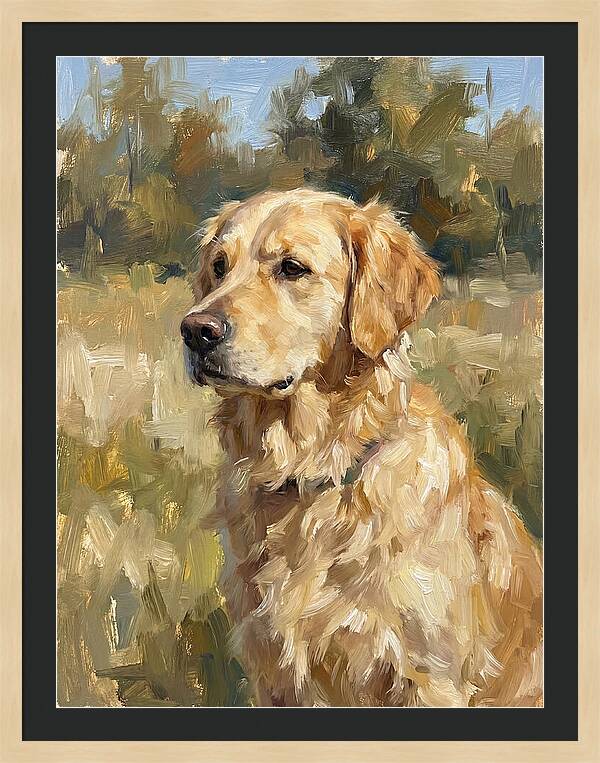 Golden Retriever In Nature