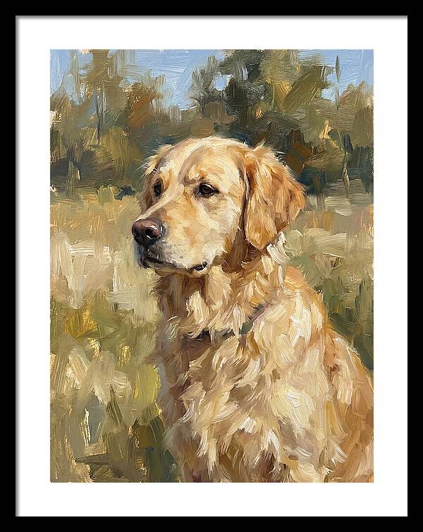 Golden Retriever In Nature