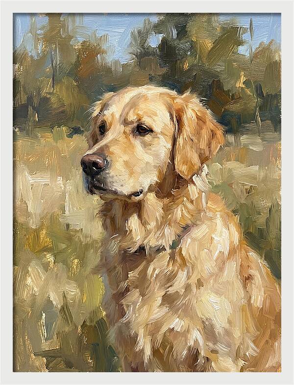 Golden Retriever In Nature