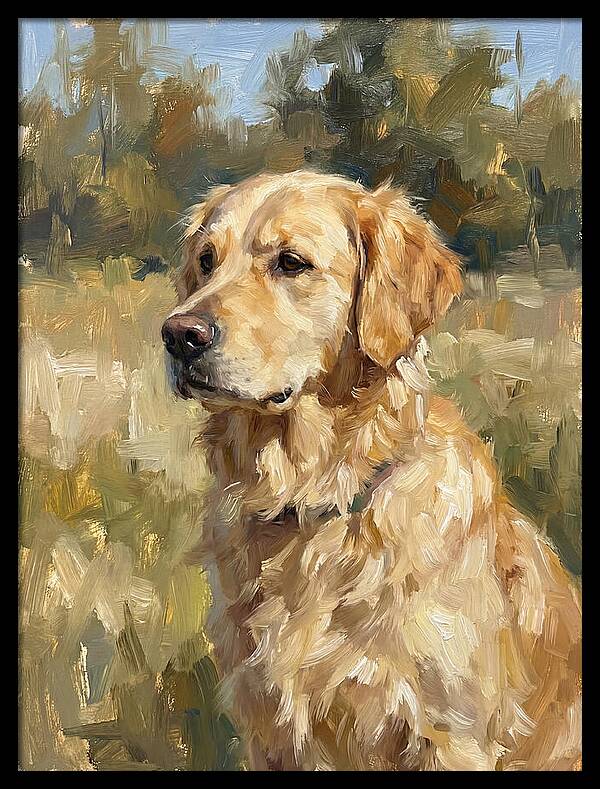 Golden Retriever In Nature
