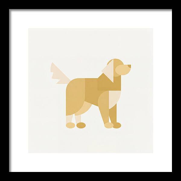 Golden Retriever Minimalism