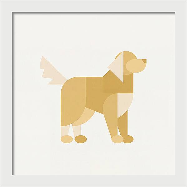 Golden Retriever Minimalism