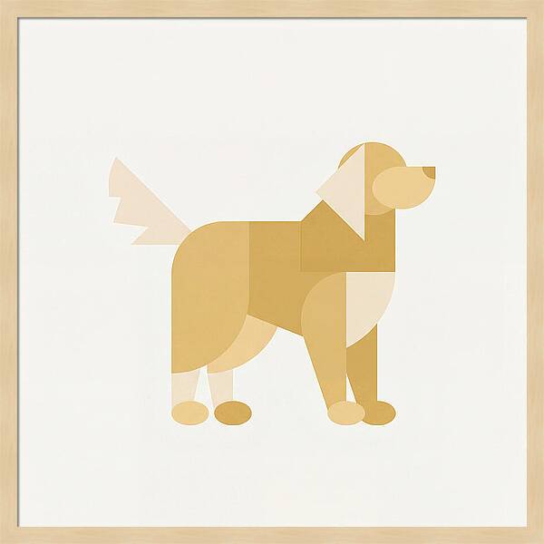 Golden Retriever Minimalism