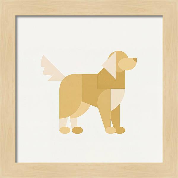 Golden Retriever Minimalism